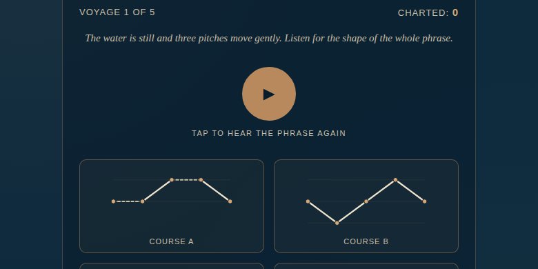 Screenshot of Charting the Melody, a free music game