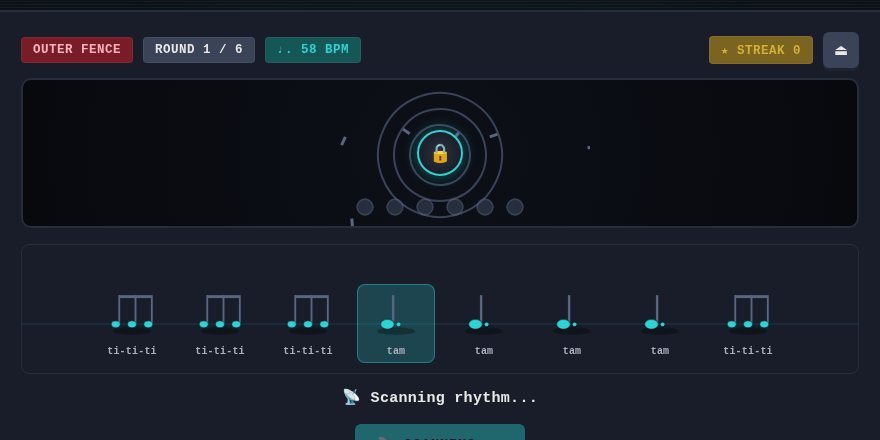 Screenshot of Vault Breakers, a free music game